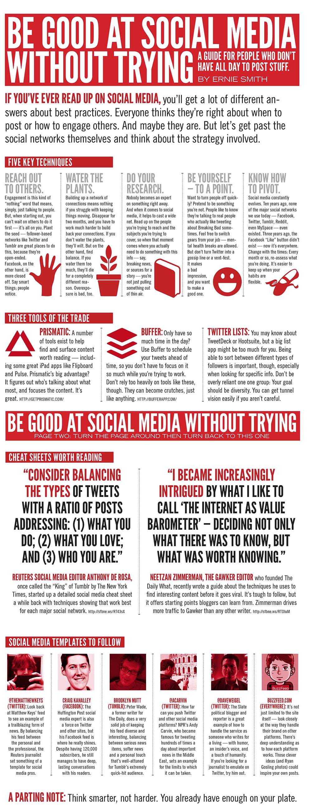 Be Good at Social Media Without Trying [INFOGRAPHIC]