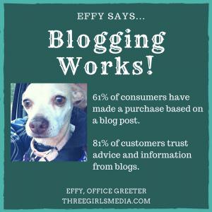 Effy Says…Blogging Works!