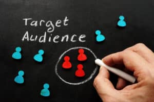 This article shares information on how to impact your small business growth. The image shows a hand circling the target audience on a chalkboard.